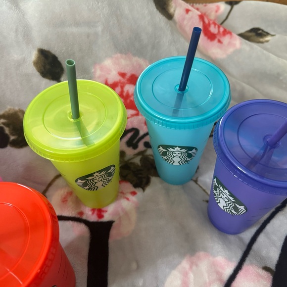 Starbucks cold cups color-changing reusable 24 Fl oz - Picture 5 of 6